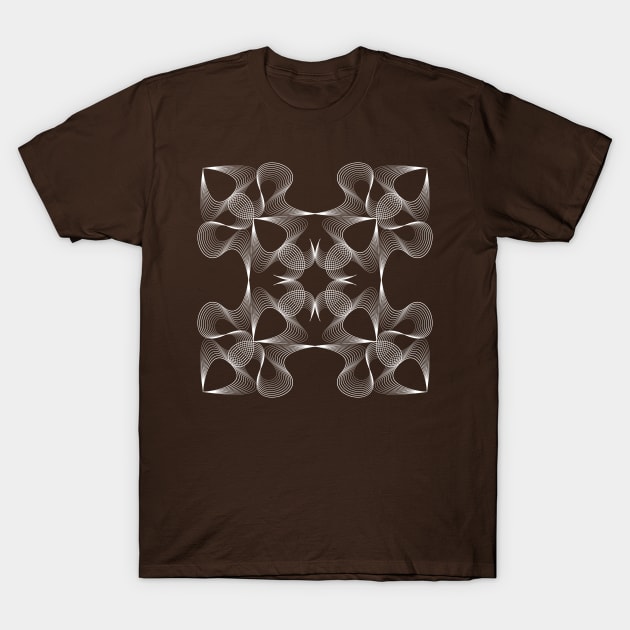 guilloche ornament T-Shirt by kallyfactory